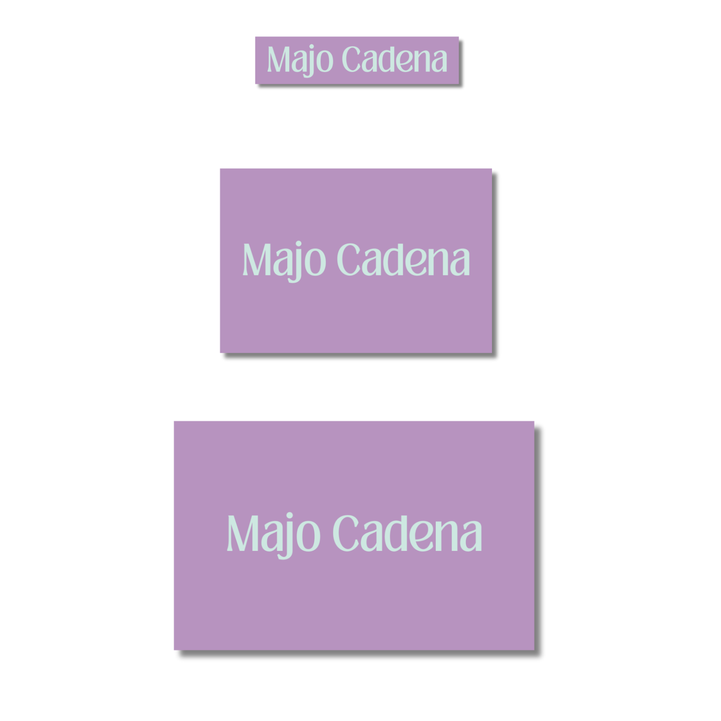 Fondo morado letras mentas Etiquetas Escolares Personalizadas Libretas, Libros y Lápices