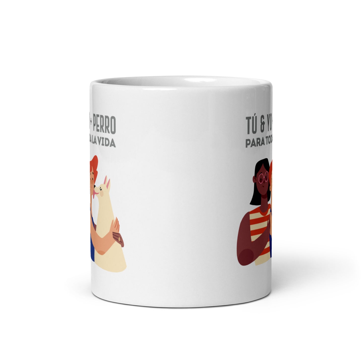 Tú & Yo + Perro Para Toda La Vida Taza