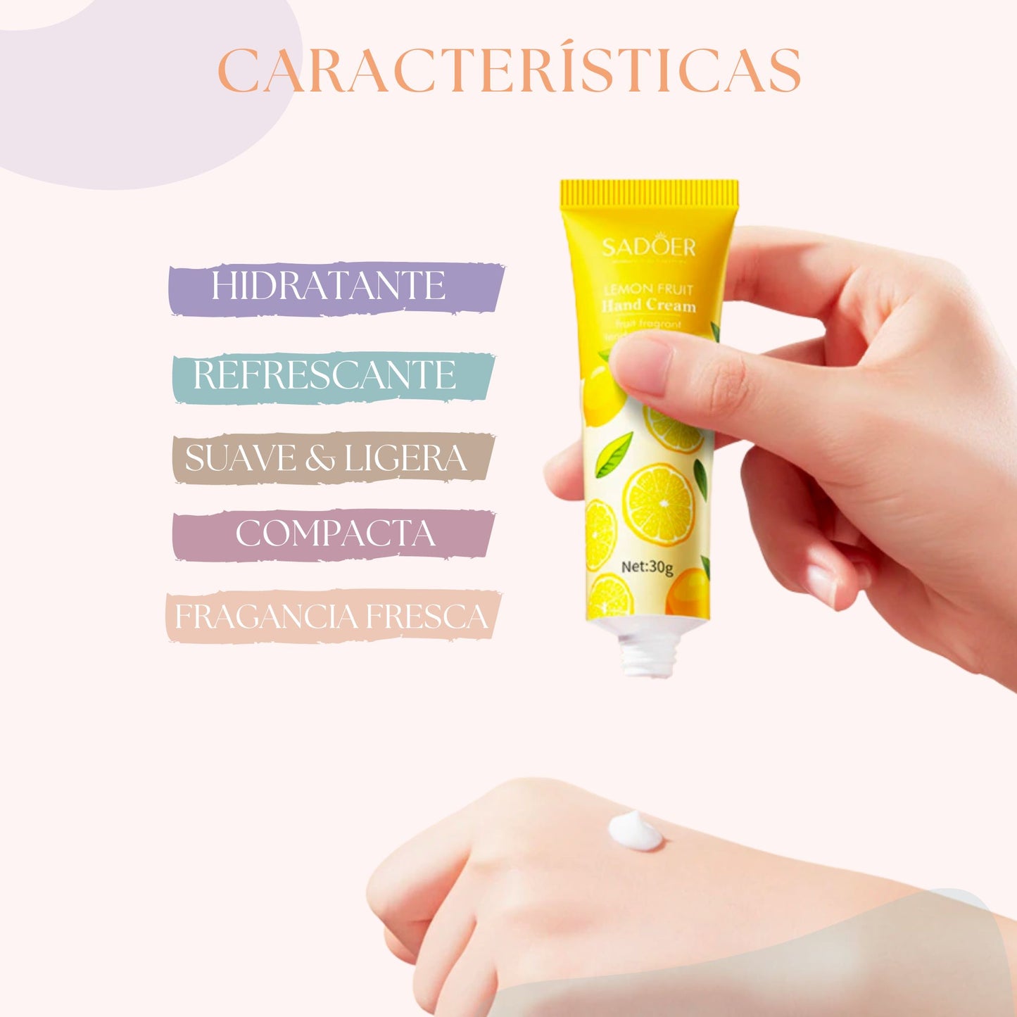 Peach Aroma Pocket Hand Cream: Quick and Portable Hydration