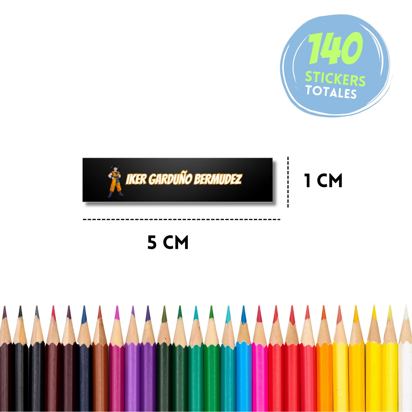 Ajolotito Personalized School Labels Notebooks, Books and Pencils 