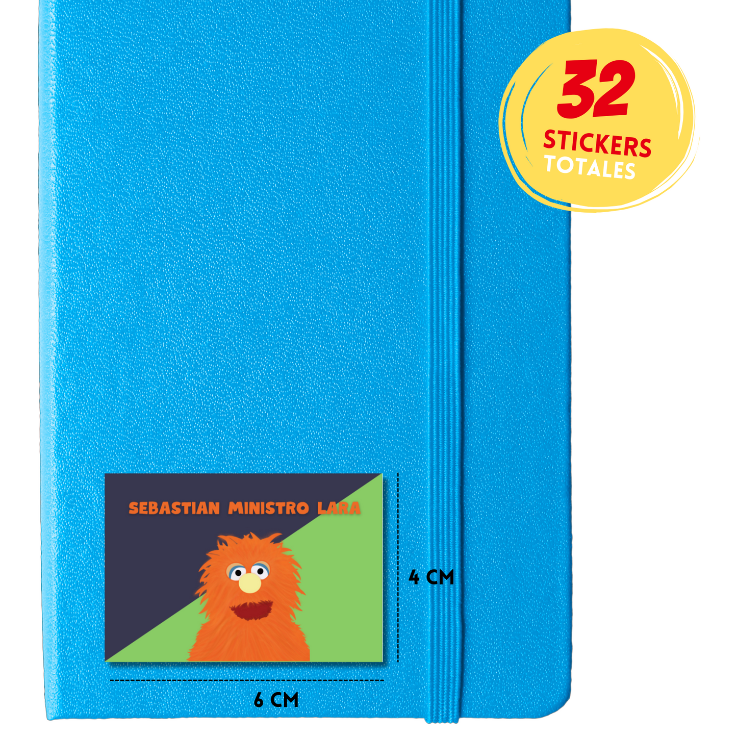 Ms Rachel Herbie Personalized School Labels Notebooks, Books and Pencils 