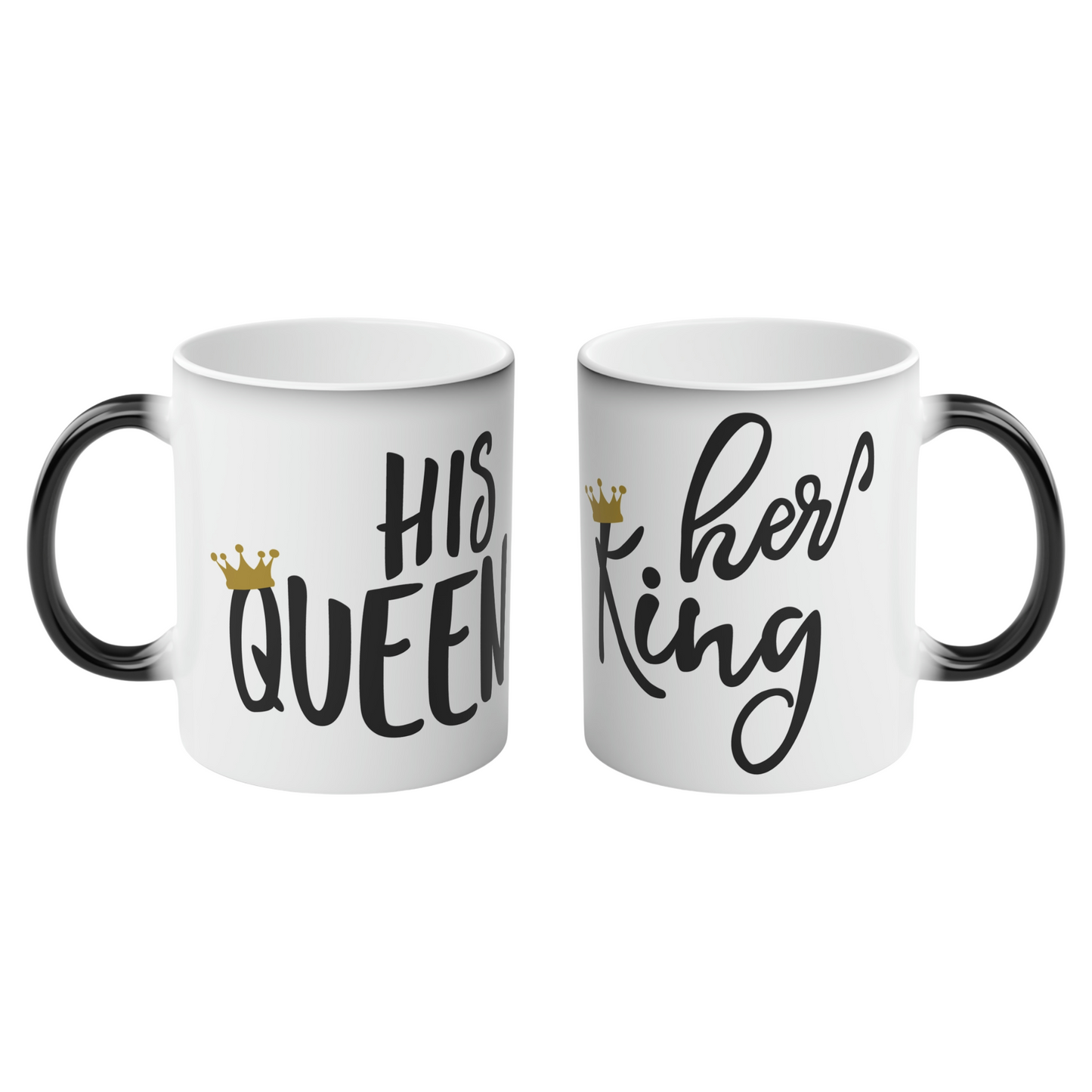 His Queen, Her King Couple Kit Mugs 