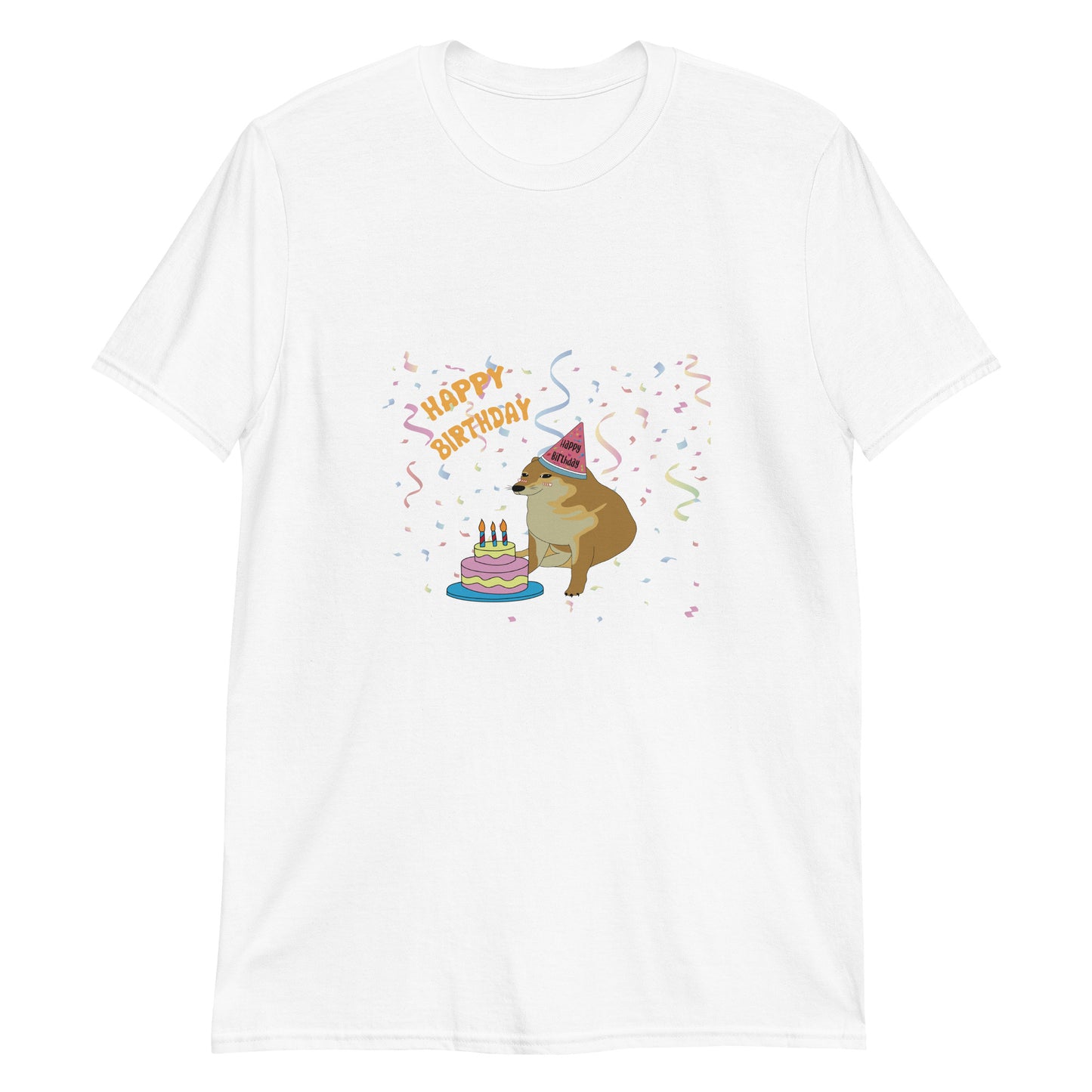 Cheems Birthday T-Shirt Meme