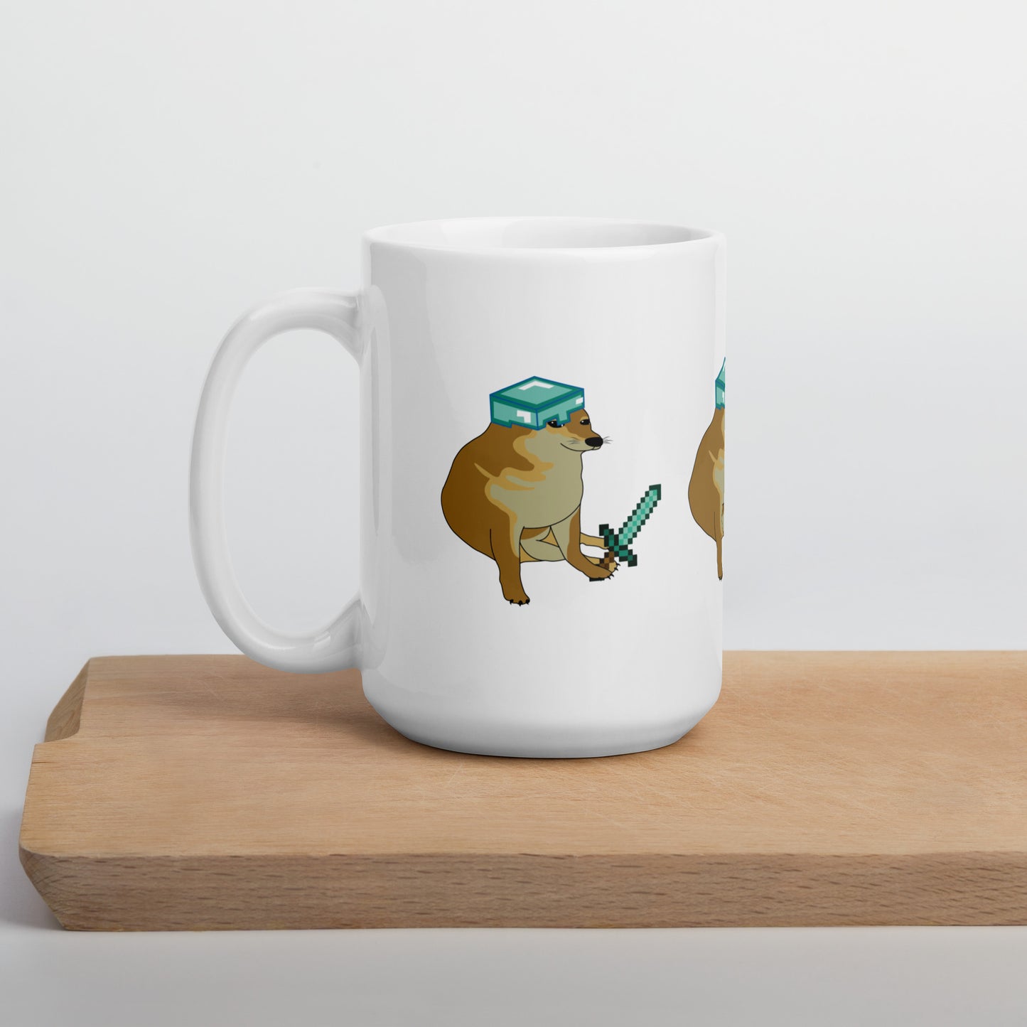 Cheems Minecraft Mug