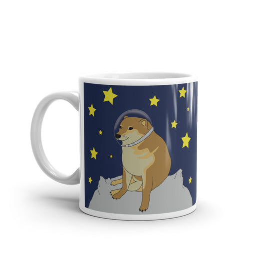 Cheems Astronaut Mug