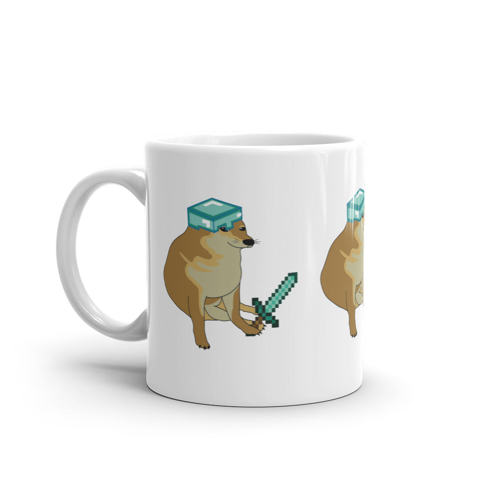 Cheems Minecraft Mug