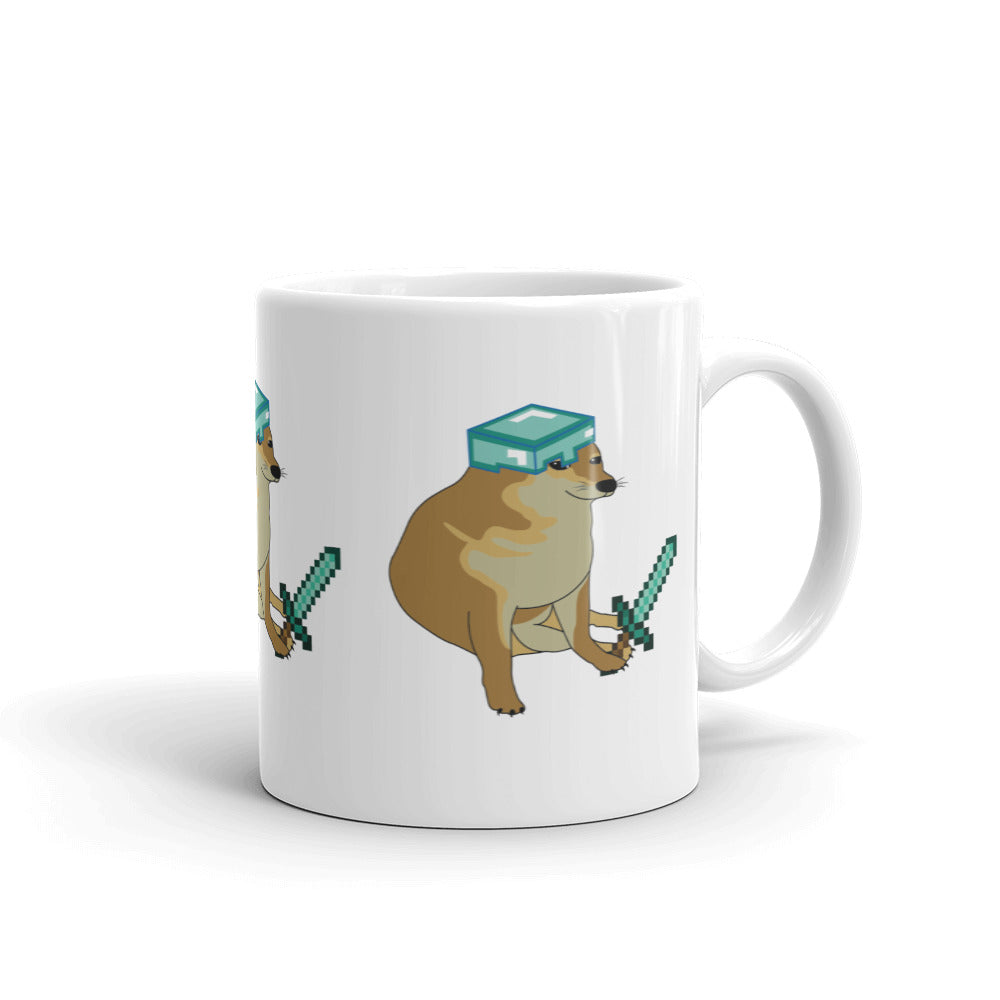 Cheems Minecraft Mug