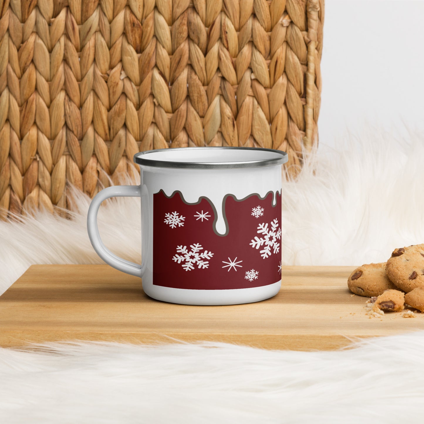 Snowflakes Christmas Mug