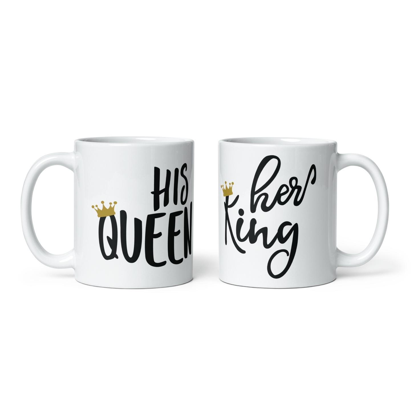 His Queen, Her King Couple Kit Mugs 