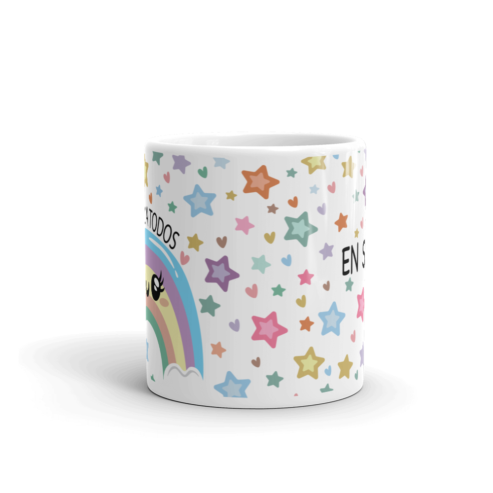 Rainbow I Hate You All Mug