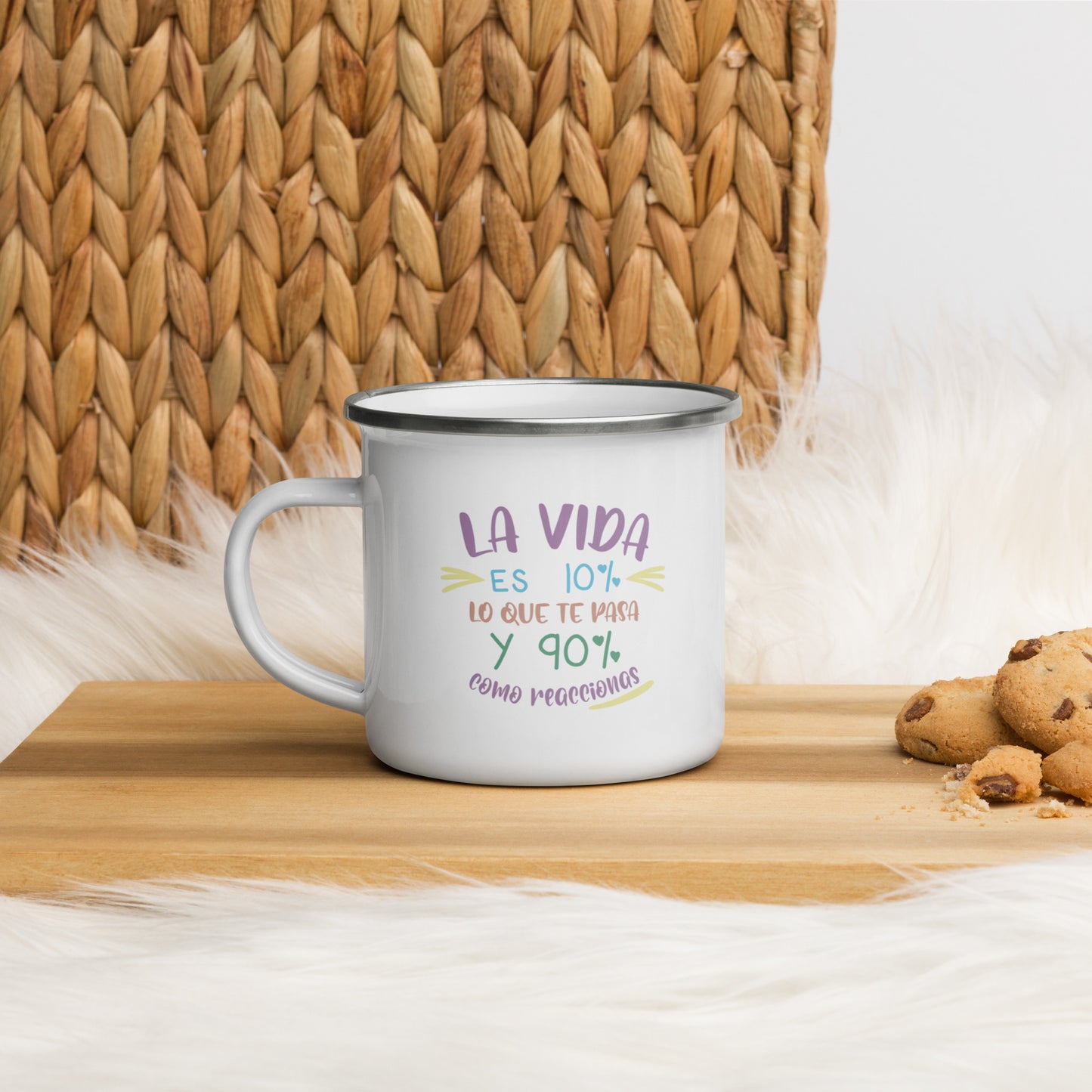 Life Is 10% What Happens To You And 90% How You React Mug 