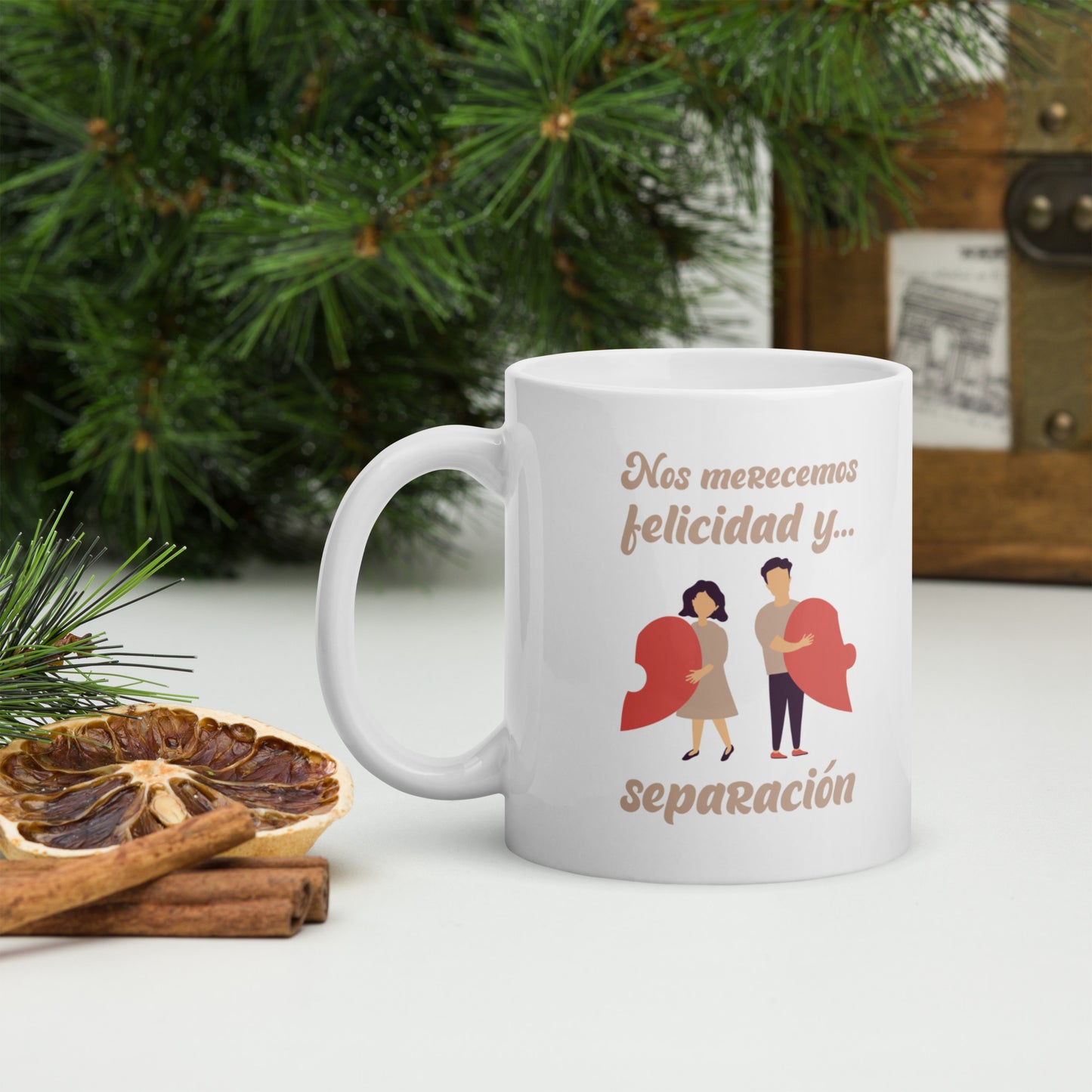 We Deserve Happiness and Separation Mug 