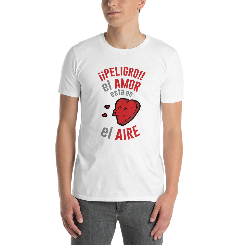 Danger!!! Love is in the air Anti-love T-shirt