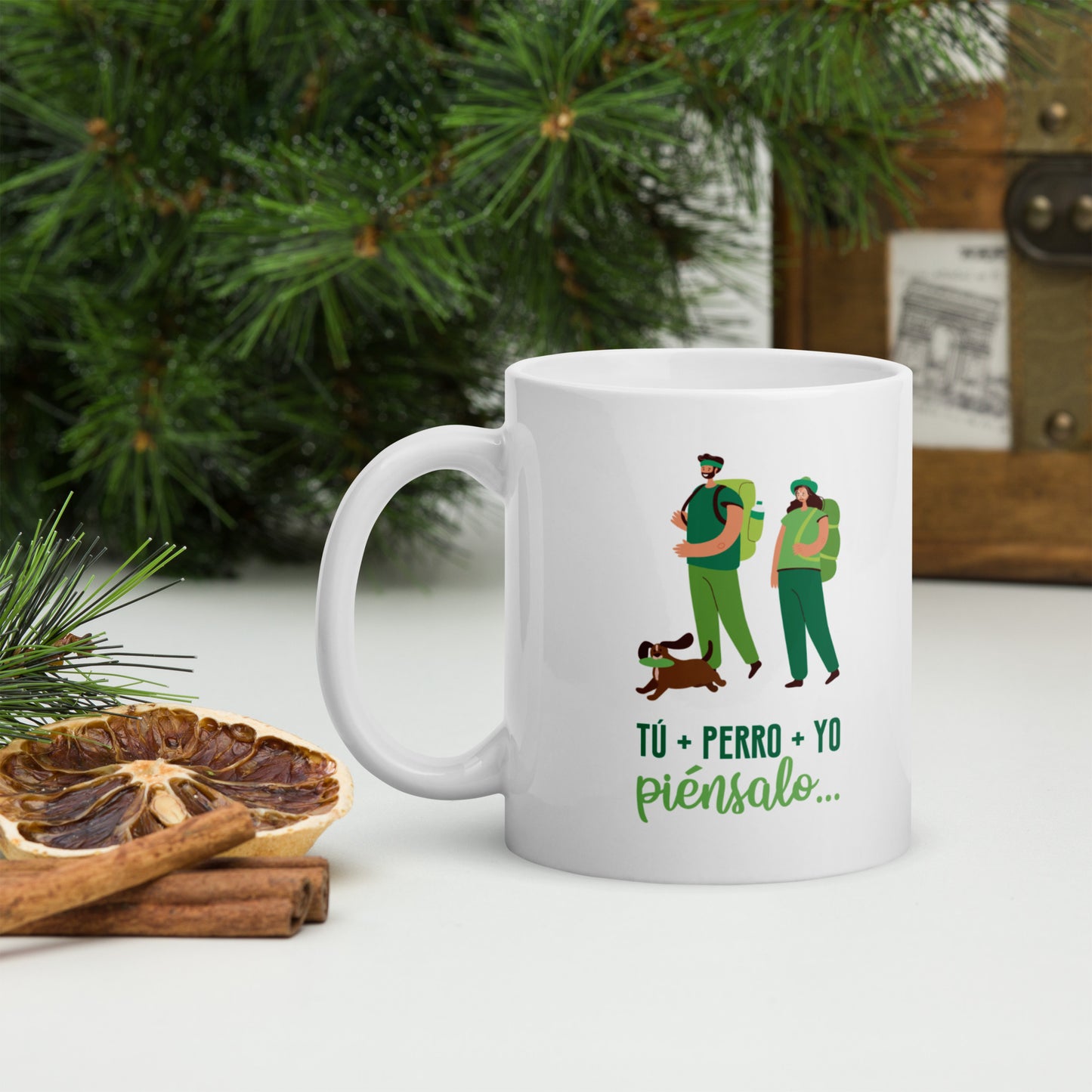 You + Dog + Me Think About It Mug 