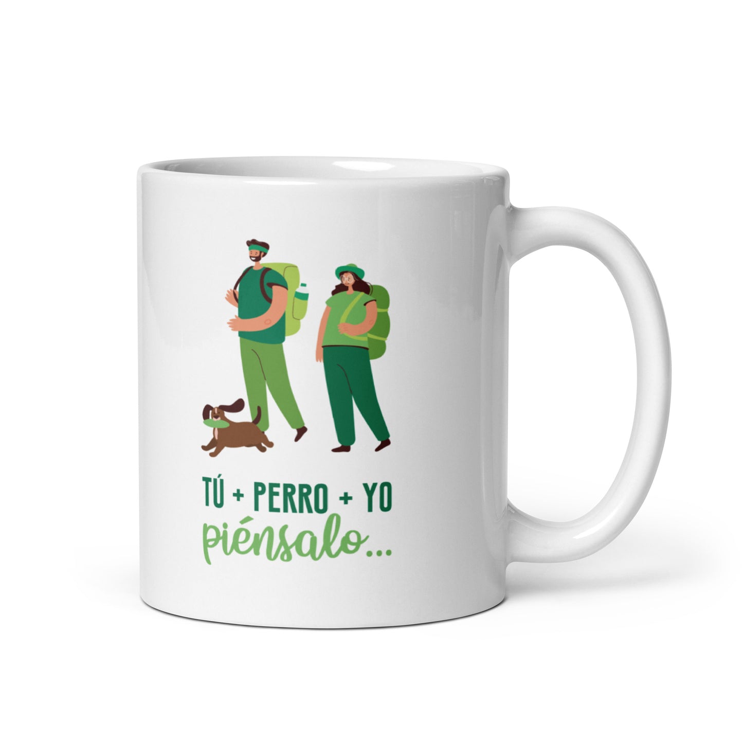 You + Dog + Me Think About It Mug 