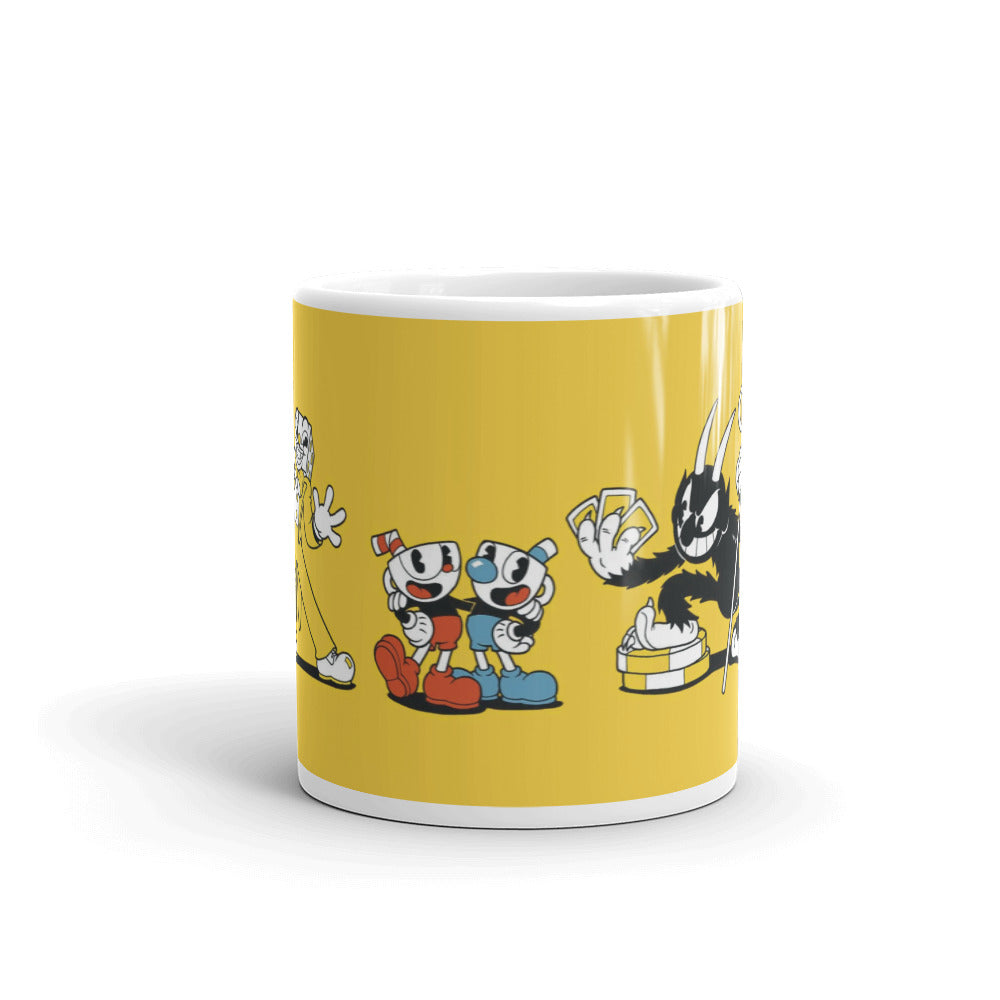 Cuphead Characters Video Game Mug 