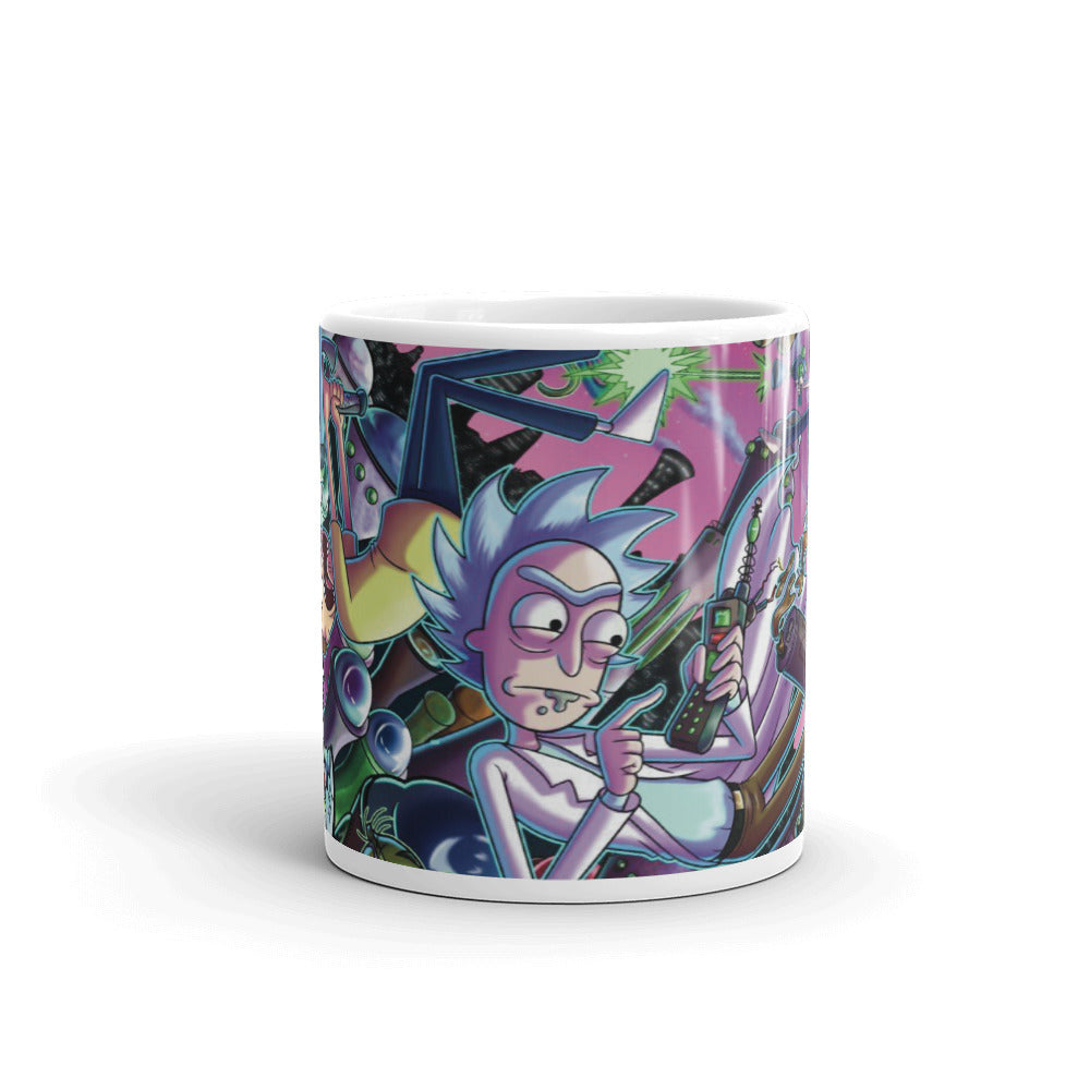 Rick and Morty Cartoon Mug