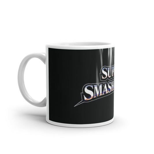 Super Smash Bros Logo Videojuego Taza