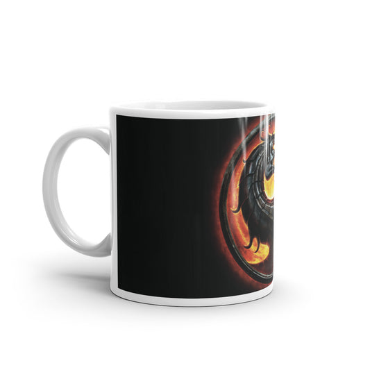 Mortal Kombat Logo Videojuego Taza