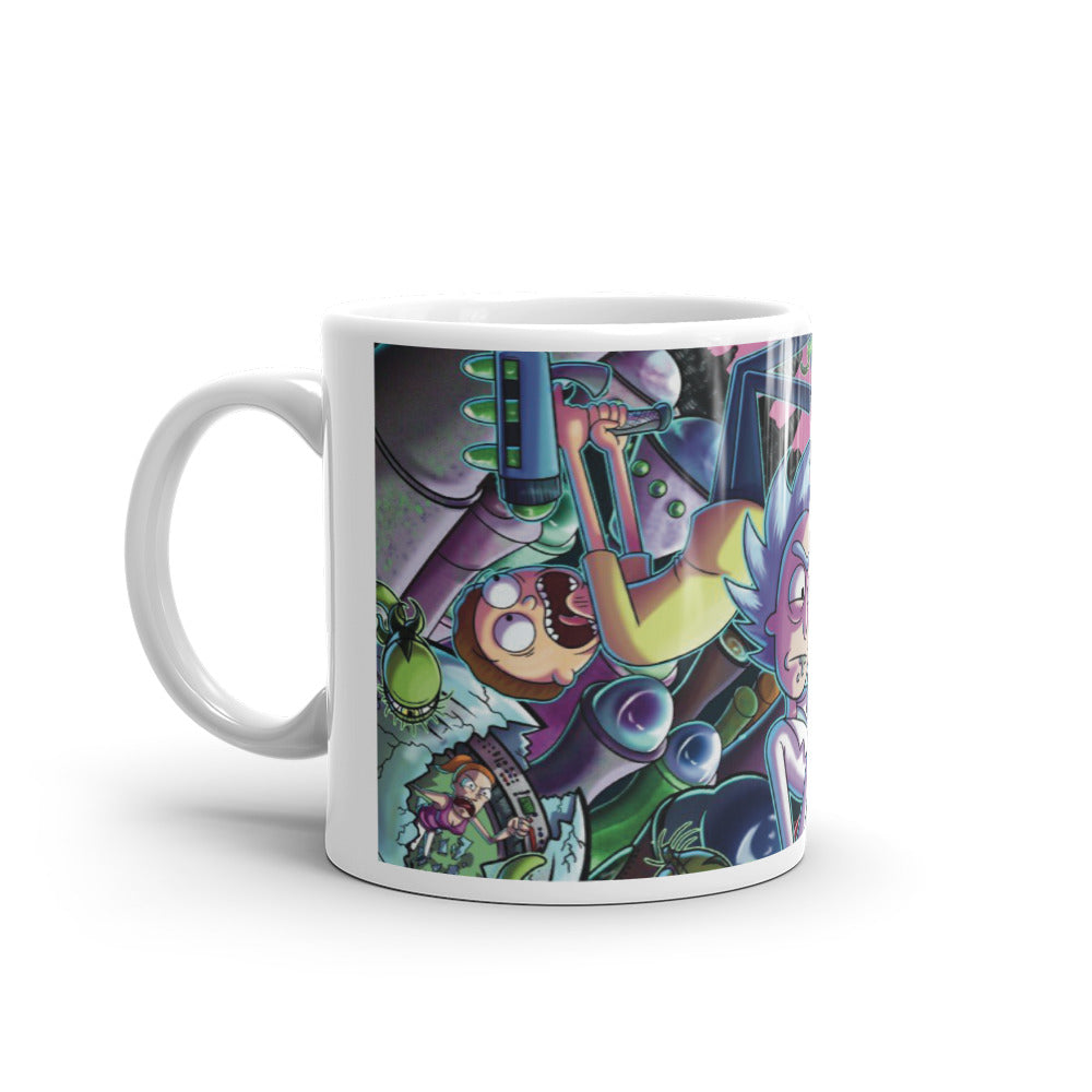 Rick and Morty Cartoon Mug