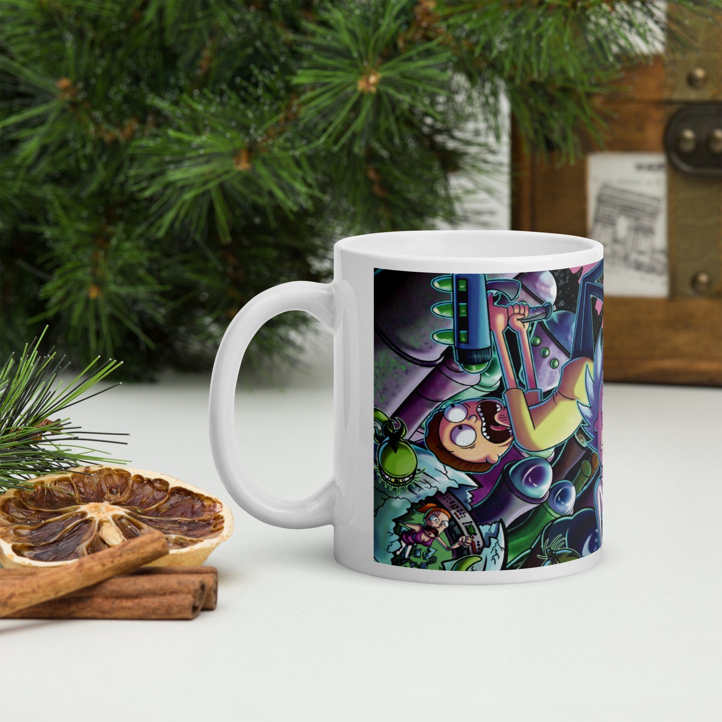 Rick and Morty Cartoon Mug