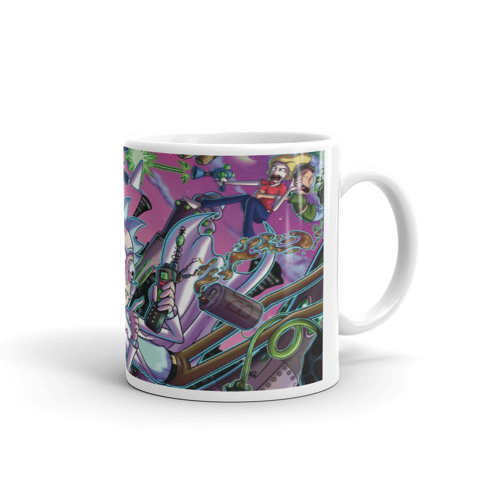 Rick and Morty Cartoon Mug