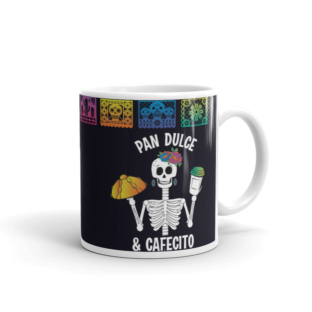 Skull Bread Dulce y Cafecito Mug